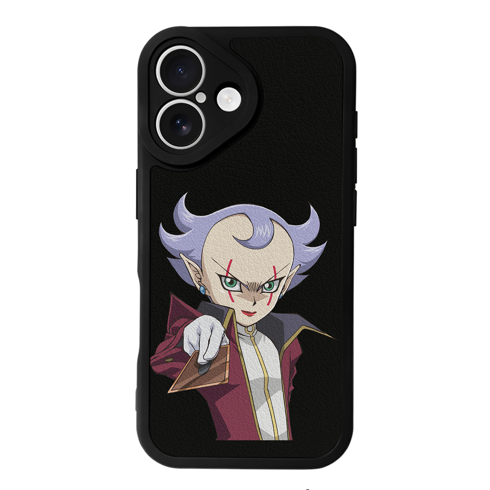 遊☆戯☆王 Yu-Gi-Oh! 【iPhone 16シリーズ対応】シリコンスマホケース（レザー調） 材質：シリコン